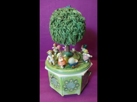 Erzgebirge Wendt & Kühn Spieluhr Spieldose uralt Kinderreigen