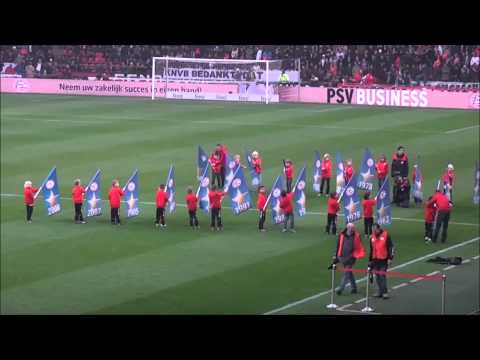 Unitas 59 F1 - Vlaggendragers bij PSV - Heracles