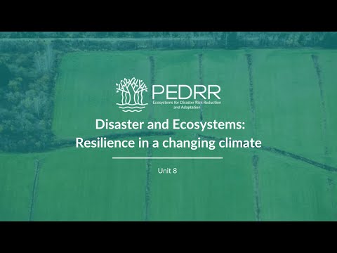 Unit 8 - Principles of systems thinking and using natural systems for disaster risk reduction