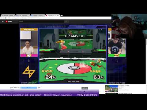 SSBM Peach Match Analysis: Vincessant (Peach) vs Ambisinister (Fox)