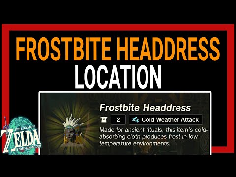 How to Find Frostbite Headdress Location | Zelda Tears of the Kingdom | Cold Weather Attack Armor