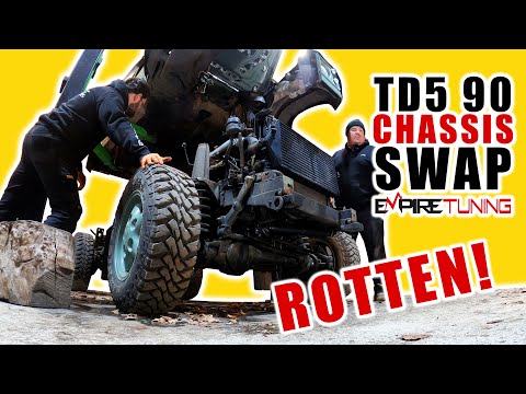 Defender 90 Td5 Marsland Chassis Swap Ep 1 of 2 - Empire Tuning