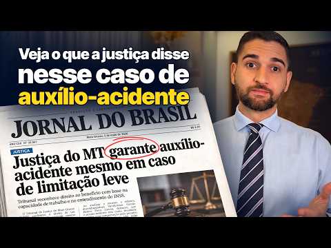 Justiça garante auxílio-acidente mesmo com limitação leve