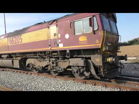 Euro Cargo Rail 66205 Shunts at Caffiers Siding, France - 4/10/15