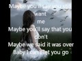 Maybe - Enrique Iglesias - (lyrics) 