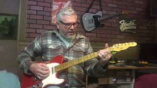 Video thumbnail for Tele style guitar, Seymour Duncan STR-1 Vintage & STL-1 Vintage 54 pickups by Nate's Relic Guitars by Jh and Lm productions