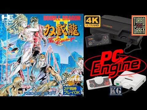 Double Dragon II: The Revenge [PC Engine/TurboGrafx-16] Gameplay Walkthrough FULL GAME [4K60ᶠᵖˢ UHD]