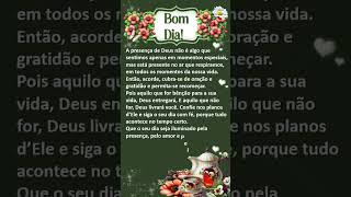 Bom Dia! Linda mensagem para você com Fé e Gratidão #bomdia #lindamensagem #amor #gratidão #paz