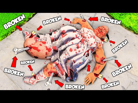 Breaking EVERY BONE as the LUNCH LADY In GTA 5!