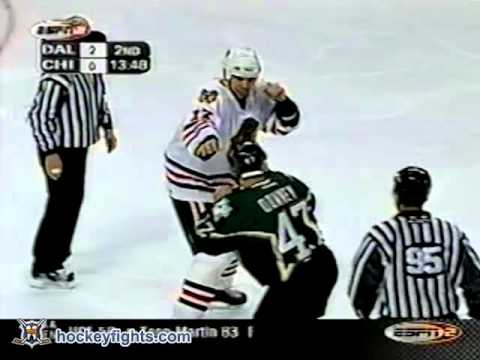 Aaron Downey vs Chris Simon