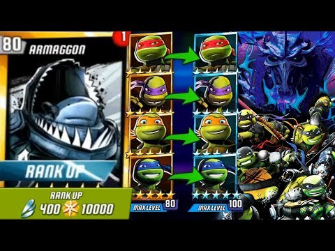 NICK TURTLES, SUPER SHREDDER and ARMAGGON. Update X Teenage Mutant Ninja Turtles Legends Episode #30