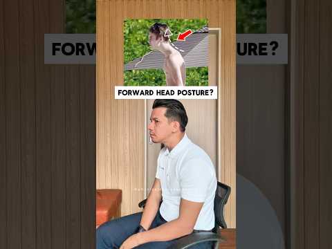 Easy Chin-Tucks Daily Can Fix Your Posture!! #posturecorrection #postureexercises