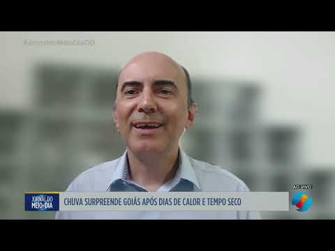 Chuva surpreende Goiás após dias de calor e tempo seco