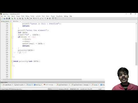Coding Of Priority Queue Data Structure Using C Programming Language