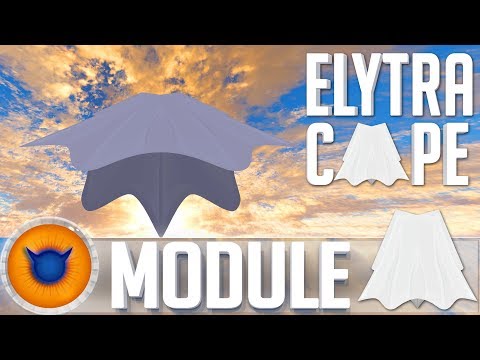 Elytra Cape Shape Module Resource Pack Addon Various Colours More