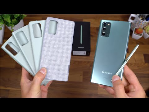 Samsung Galaxy Note 20 5G Unboxing & Official Samsung Cases!