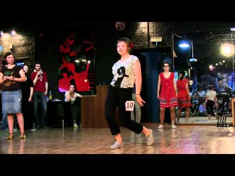 Larisa vs Katechka 1st round - Solo Jazz Knockout Tournament at Glass Zebra 2011