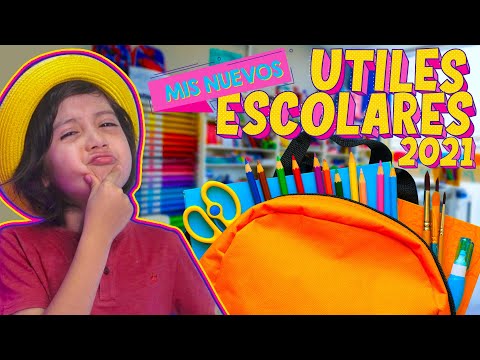 Estos son mis UTILES ESCOLARES 2021