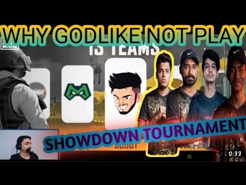 Godlike Not Playing ShowDown Tournament After PMGC 🔥🇮🇳