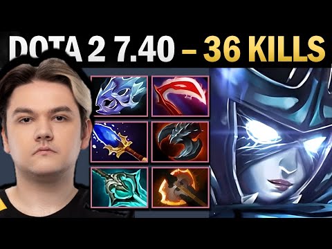 Phantom Assassin Pro Carry with 36 Kills and Disperser - Dota Gameplay