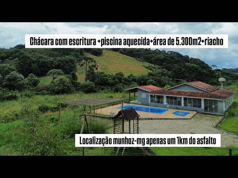275 mil reais de entrada , mais parcelas chácara com escritura Venda em Munhoz mg 