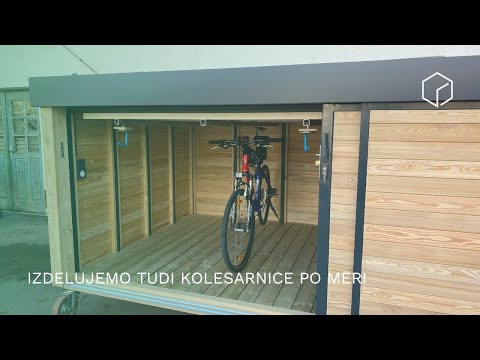 Kolesarnica Franja za 5 koles