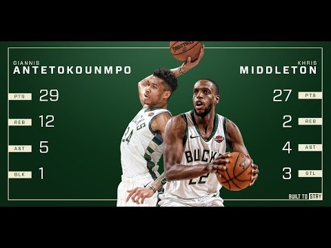 Giannis and Khris Combine for 56 Points vs Pacers | 3.7.19