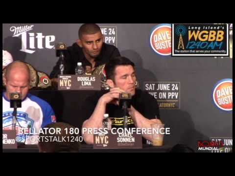 BELLATOR NYC FULL PRESS CONFERENCE SONNEN VS WANDERLEI