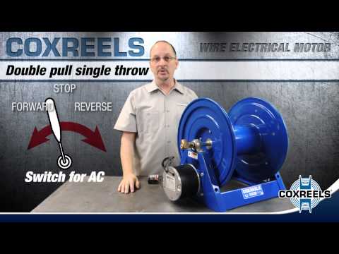 How to wire electric motor for a reel - COXREELS