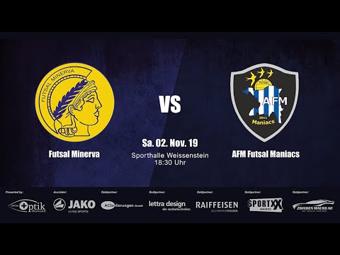 Highlights: Futsal Minerva - AFM Futsal Maniacs, 02. Nov. 2019