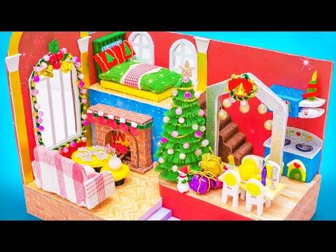 Ein ZAUBERHAFTES Spielzeug-Weihnachtshaus bauen! ❄️🏠🎄 DIY-Winterwunder