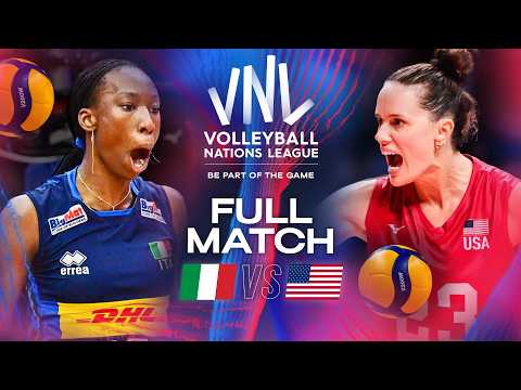 Italy 🇮🇹 vs. USA 🇺🇸 - VNL 2024 | Full Match - Week 3