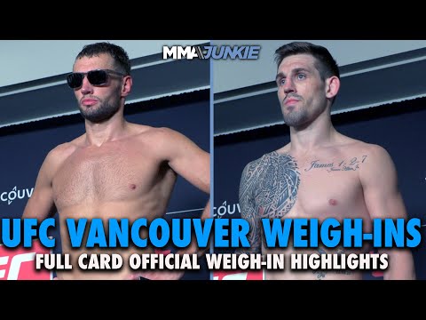 UFC Fight Night 262 weigh-in highlights: Full card on point for Vancouver return