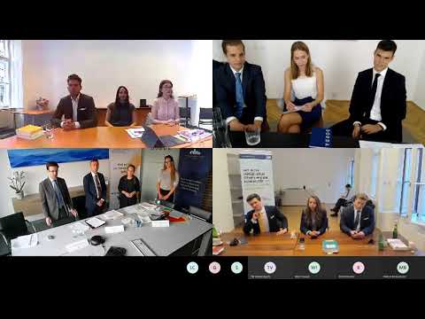 Kartellrecht Moot Court 2020 - Verkündung der Siegerinnen und Sieger