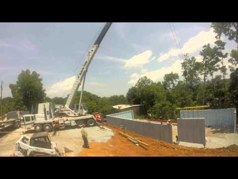 Time-lapse of construction at the new BGF office in Charlottesville, VA