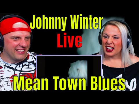 Reaction To Johnny Winter Live at Woodstock playing Mean Town Blues - 1969 | THE WOLF HUNTERZ REACT