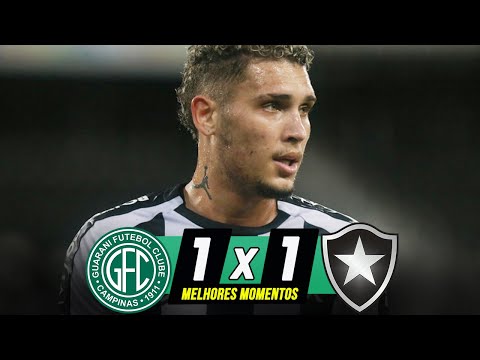 GUARANI 1 X 1 BOTAFOGO | MELHORES MOMENTOS | CAMPEONATO PBRASILEIRO SÉRIE B 2021 - 18/08/2021