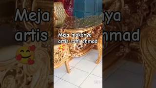 meja makan nya artis Raffi Ahmad #luxury #mejamakan #raffiahmad #furniture #interior