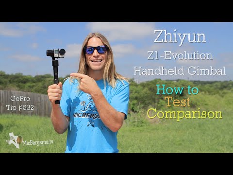 Zhiyun Z1-Evolution Handheld Gimbal for GoPro ( How to, test, & comparison ) GoPro Tip 532