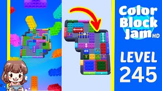 Solusi Level 245 Color Block Jam