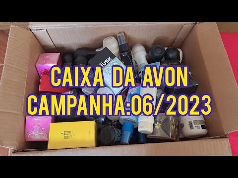 Abertura de caixa da Avon campanha: 06/2023