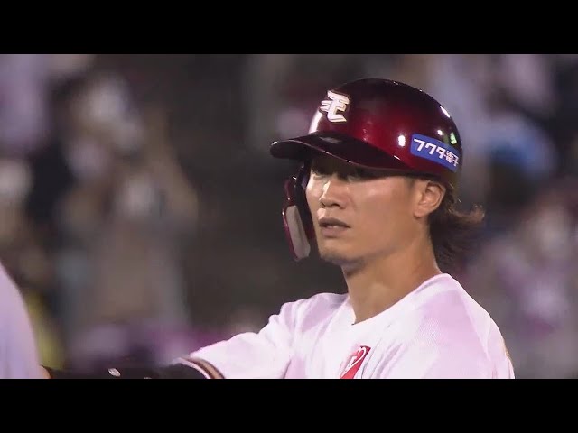 【7回裏】快音響く!! イーグルス・西川遥輝 タイムリーヒットで追加点!! 2022年7月7日 東北楽天ゴールデンイーグルス 対 福岡ソフトバンクホークス