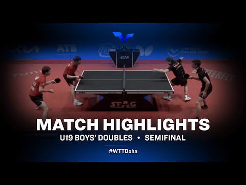 M. Grebnev /V. Sidorenko vs L. Laffineur /A.Rassenfosse | WTT Youth Star Contender Tunis | U19BD 1/2