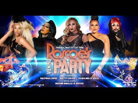 Detox & Naomi Smalls - Roscoe's RuPaul's Drag Race All Stars 9 Viewing Party!