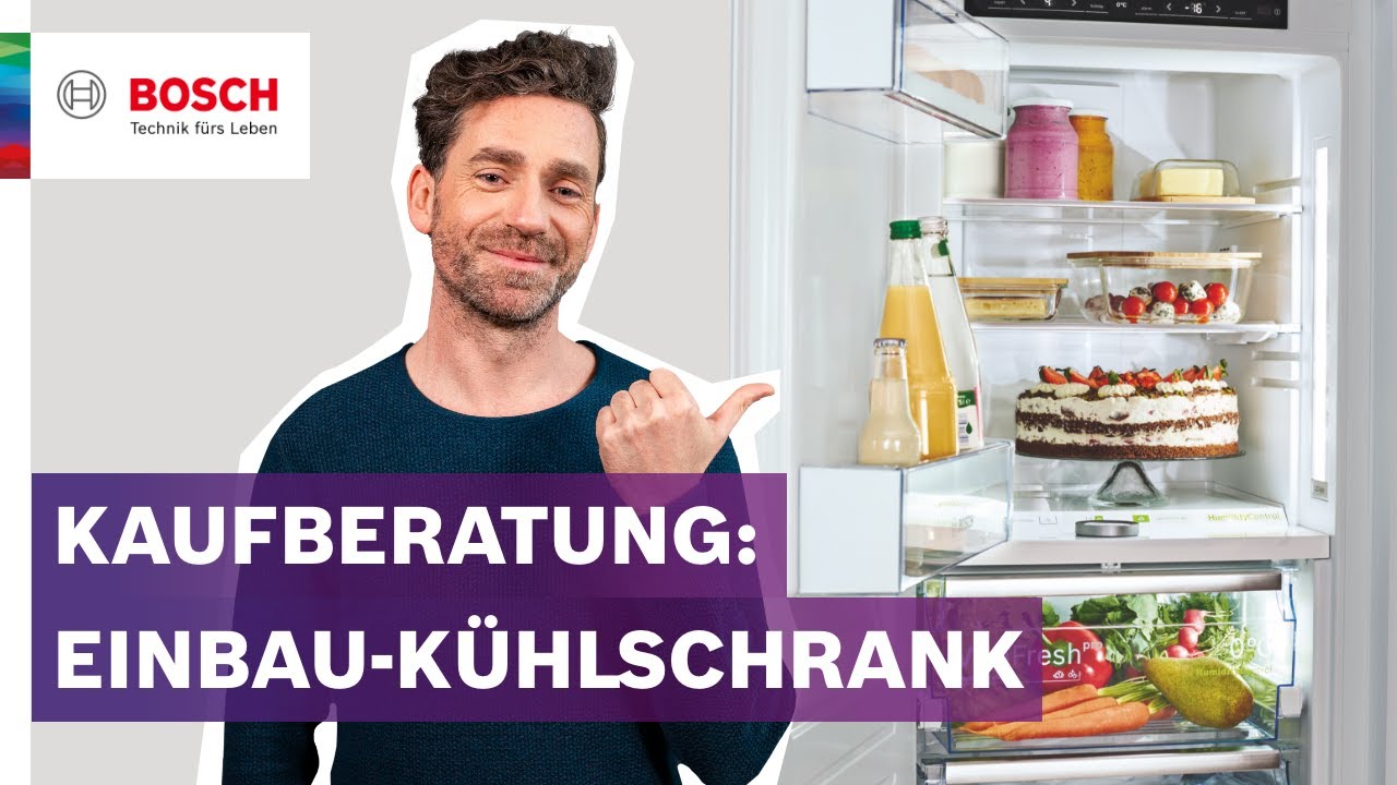 Einbau-Kühlschrank Kaufberatung: so findest du den richtigen | Bosch Kühlen