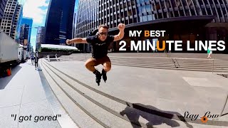 Street Skating - My Best Two Minute Lines!