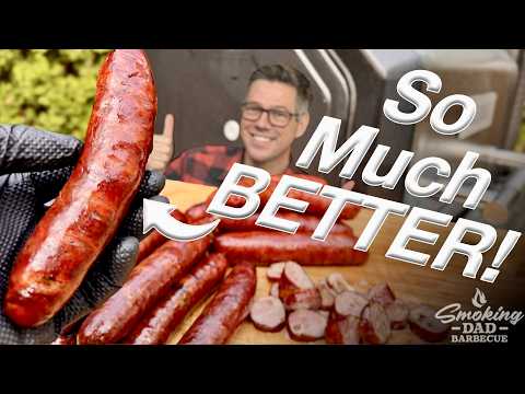 My Smoked Sausage Game Was WRONG...Texas BBQ Joint Secret Fixed It