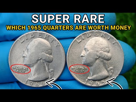 WHICH 1965 QUARTERS ARE WORTH MONEY? RARE QUARTER COINS TO LOOK FOR IN POCKET CHANGE!