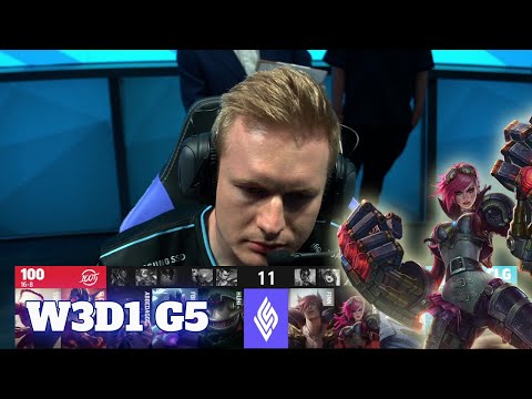 100 Thieves vs CLG | Week 3 Day 1 S11 LCS Summer 2021 | 100 vs CLG W3D1 Full Game