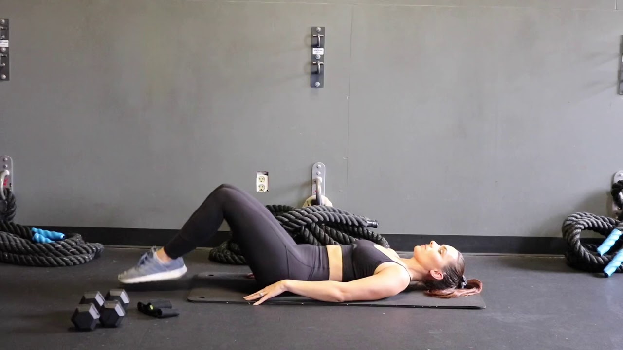 Pilates Toe Taps, Double Leg - YouTube